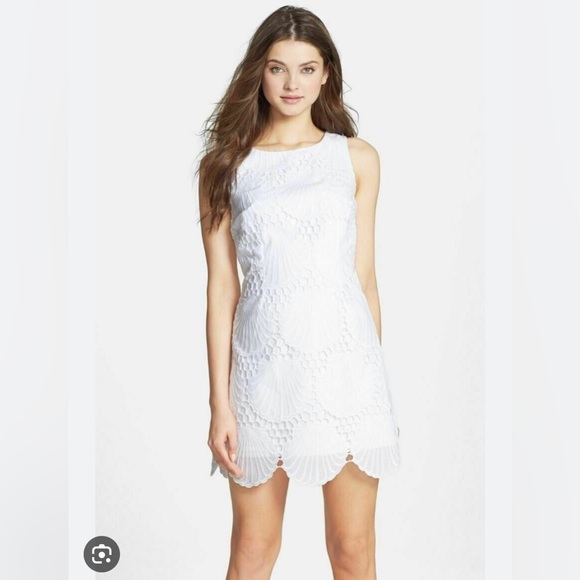 Lilly Pulitzer Delia Jumbo Seashell Dress - Picture 1 of 7